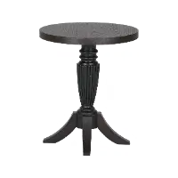 Country Living Black End Table