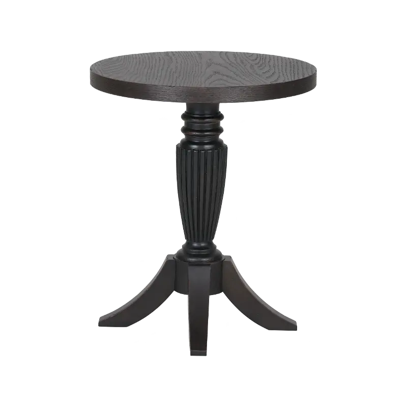 Country Living Black End Table