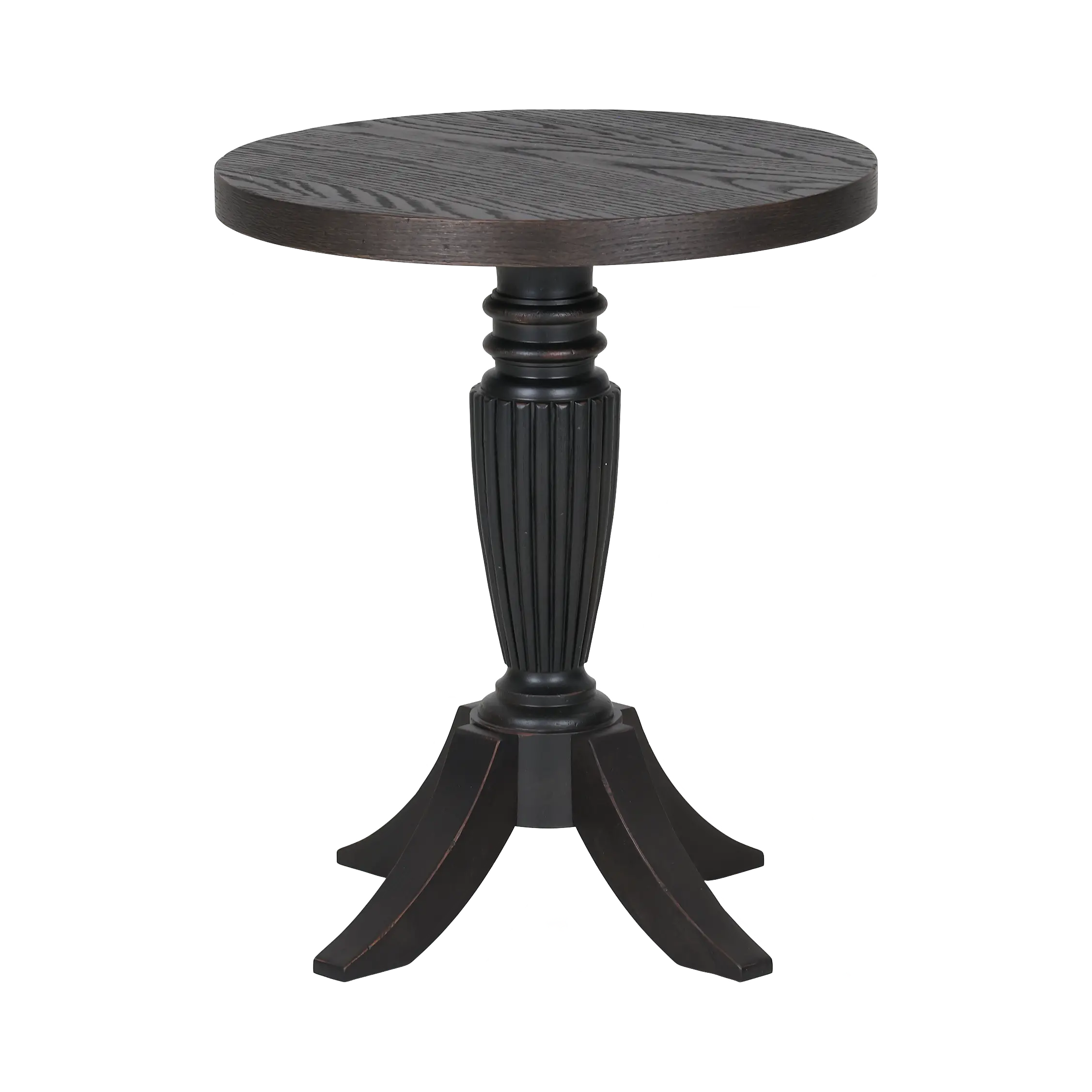 Country Living Black End Table-4