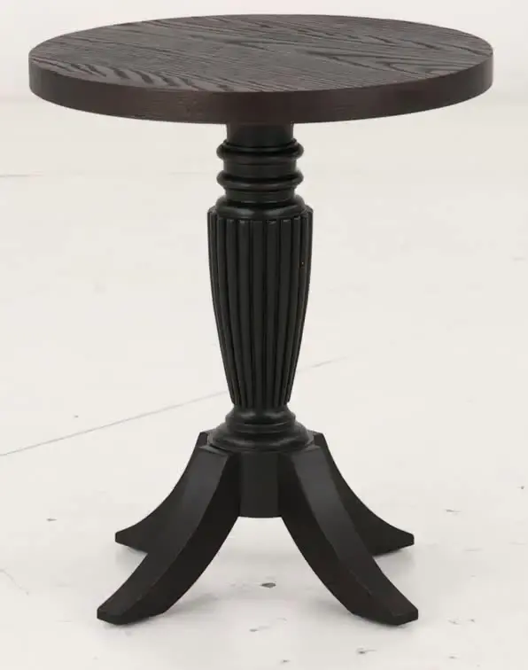 Country Living Black End Table-7