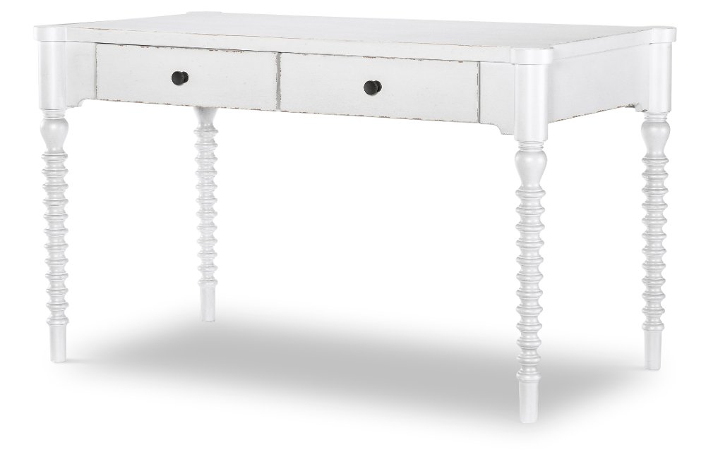 Country Living White Bobbin Leg Writing Desk