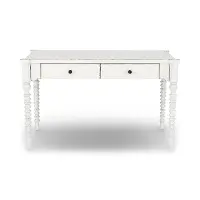 Country Living White Bobbin Leg Writing Desk