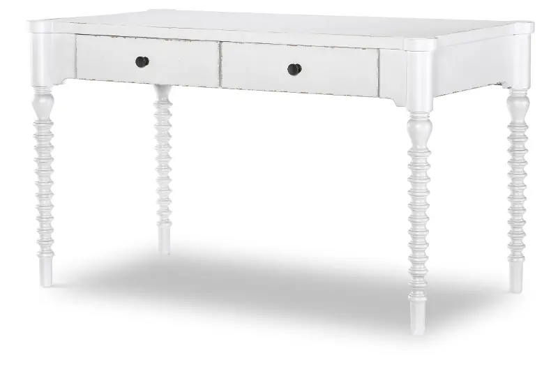 Country Living White Bobbin Leg Writing Desk