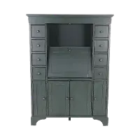Country Living Green Secretary Cabinet