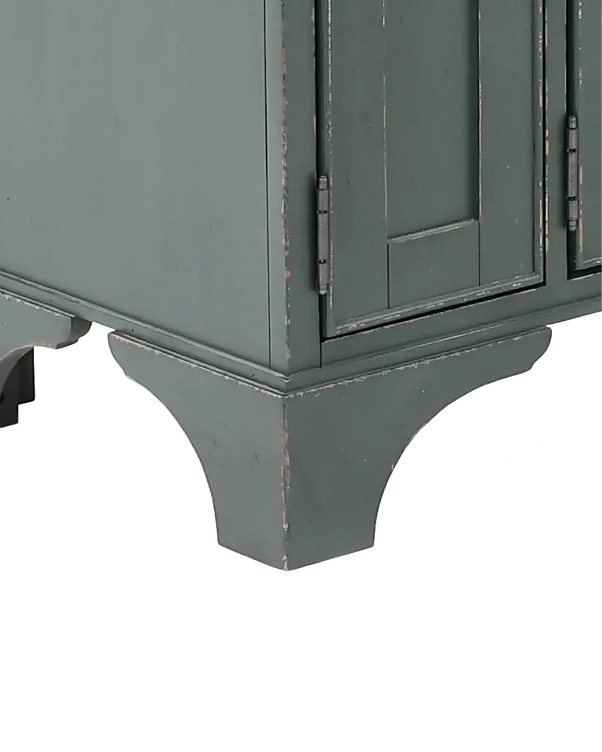 Country Living Green Secretary Cabinet-6