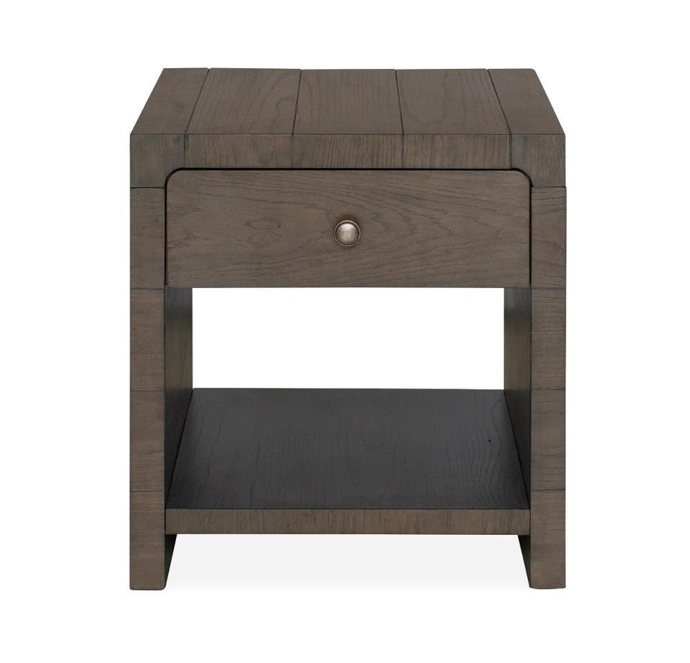 Leland Dark Brown End Table