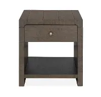 Leland Dark Brown End Table