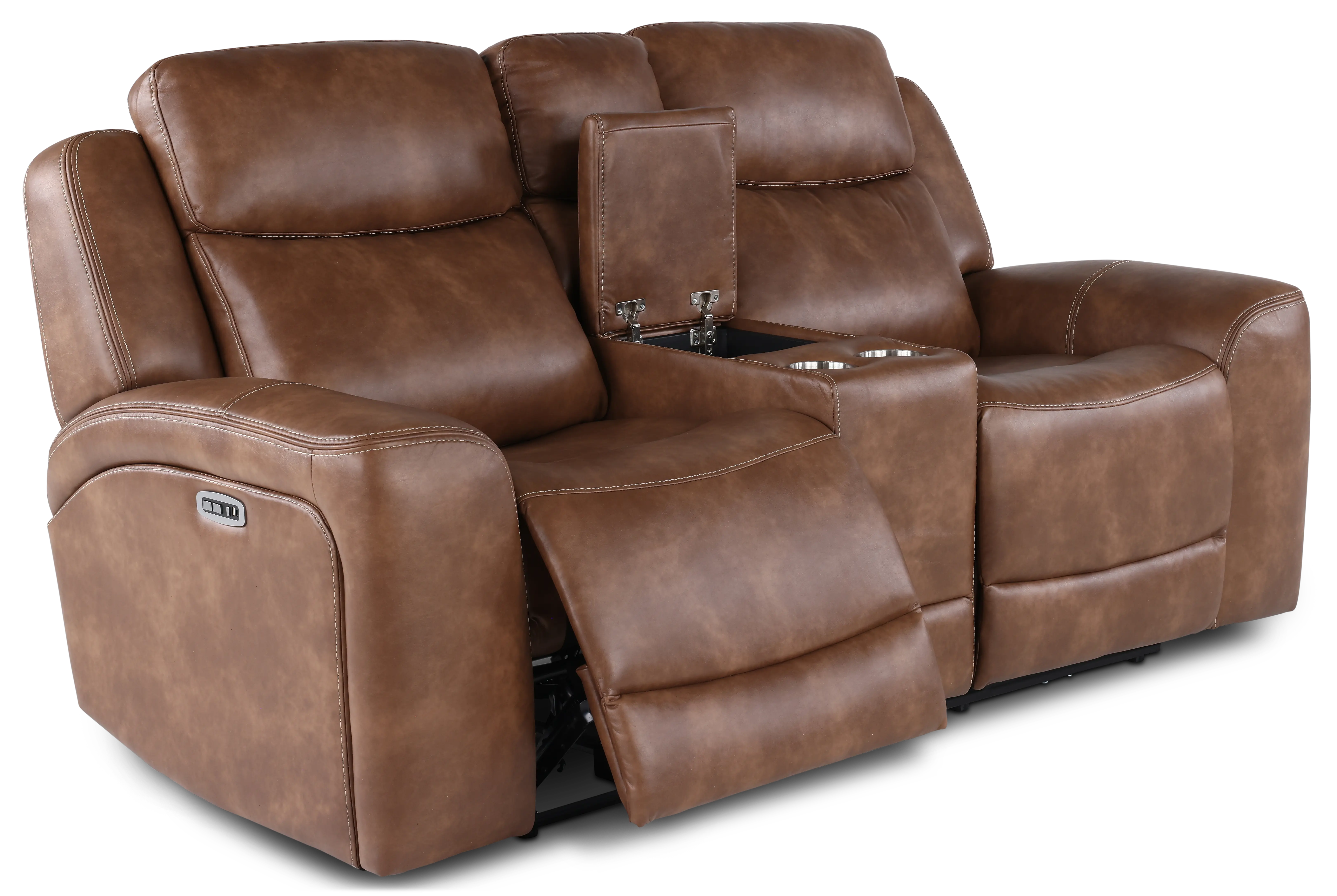 Montana Mocha Brown Power Reclining Loveseat-5
