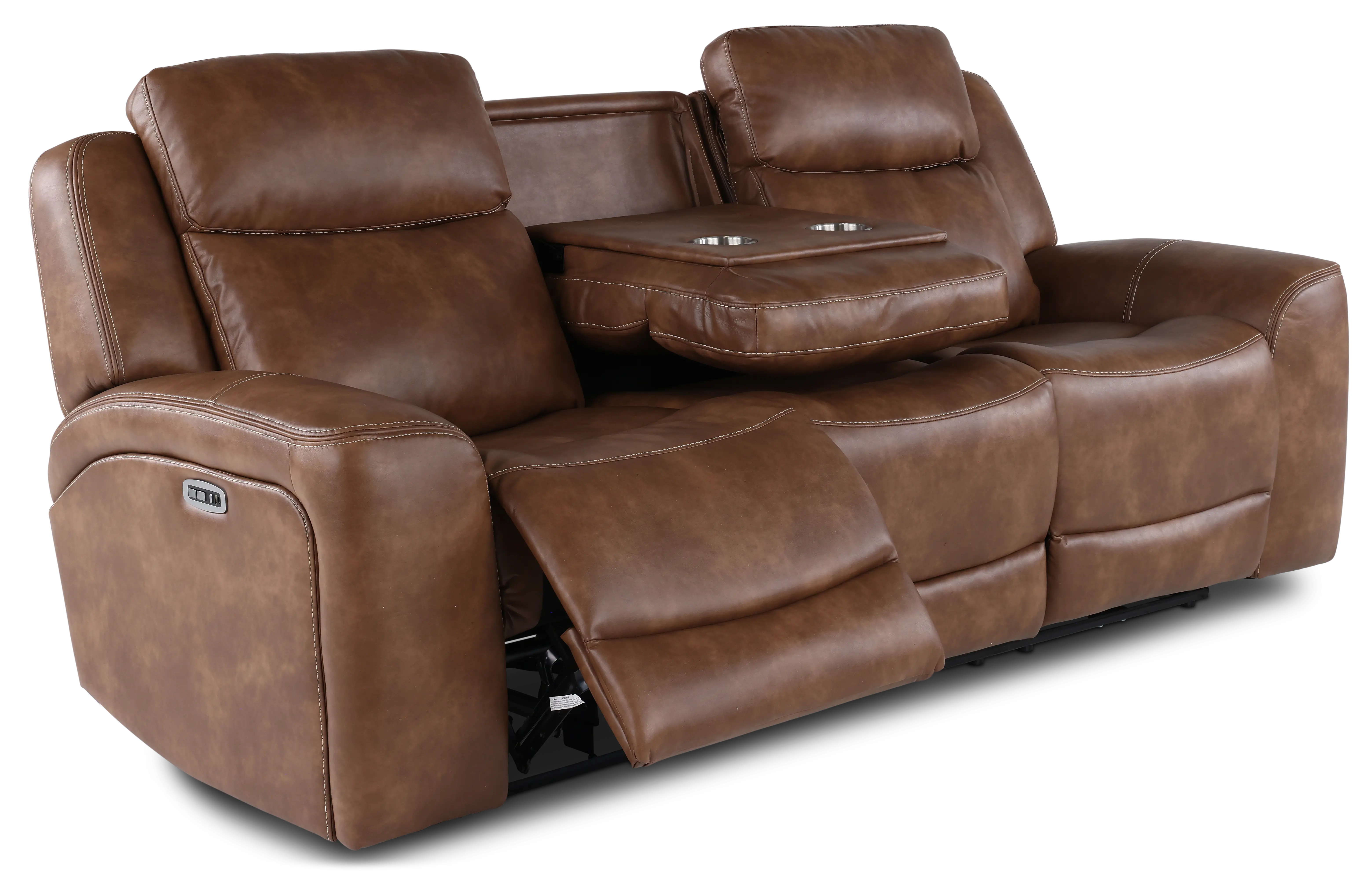 Montana Mocha Brown Power Reclining Sofa-5