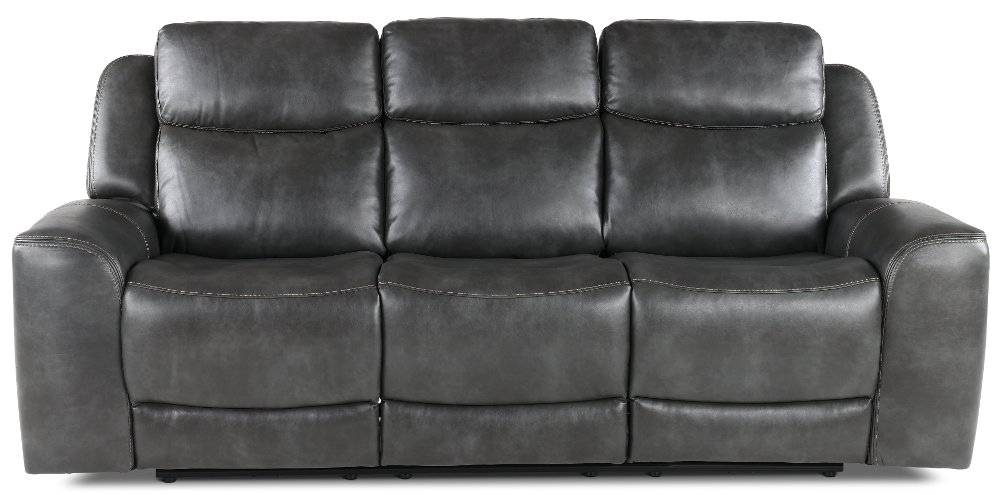 Montana Slate Gray Power Reclining Sofa