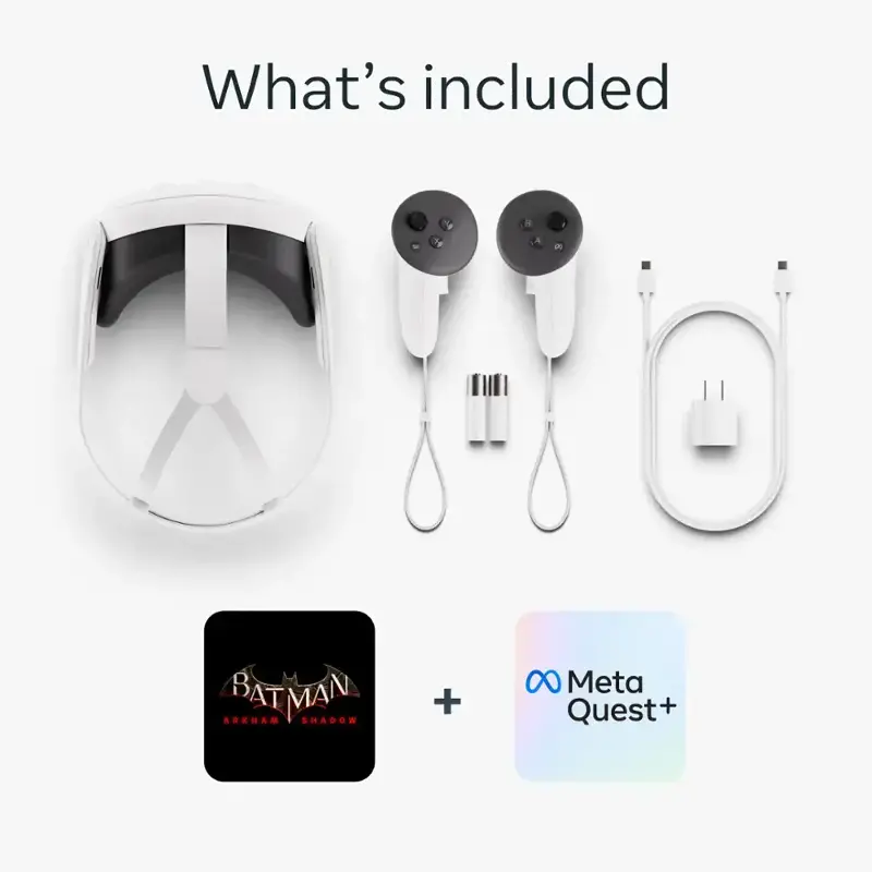 Meta Quest 3 Advanced All-in-One VR Headset - Get Batman: Arkham