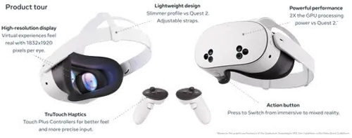 Meta Quest 3S Advanced All-in-One VR Headset - 128GB | RC Willey