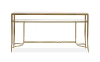 Lorena Brass and Glass Sofa Table