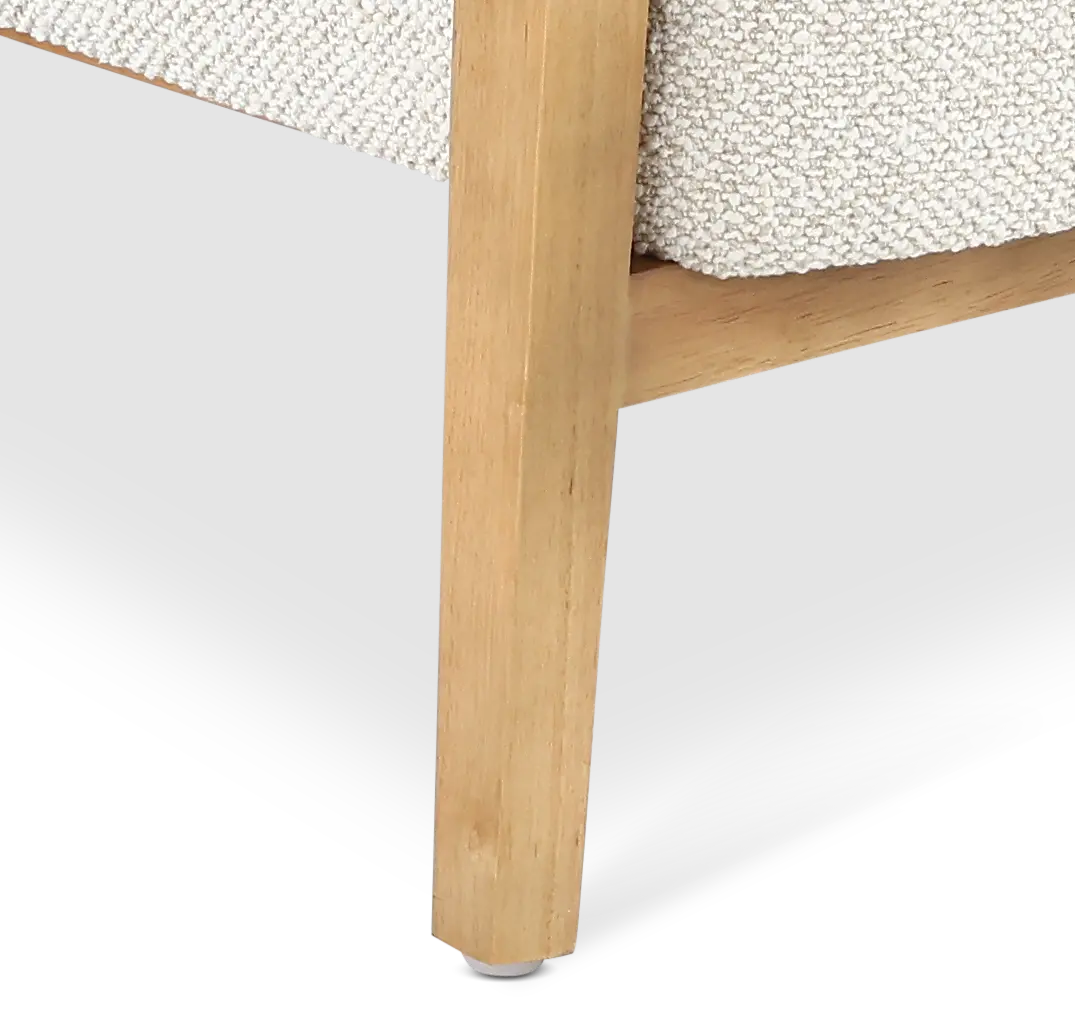 Ollie Linen White Accent Chair-7