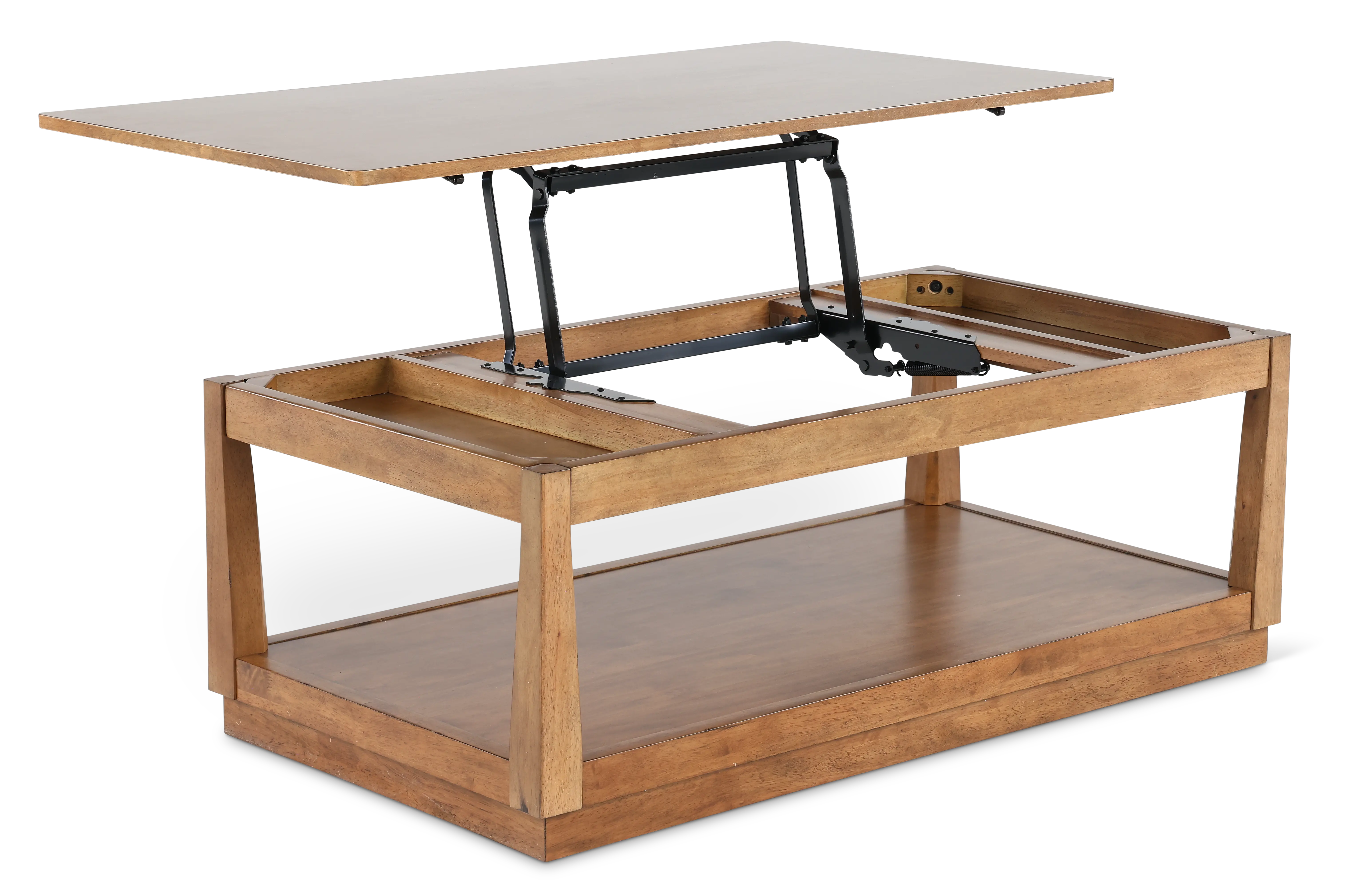 Clifton Brown Lift-Top Coffee Table-5