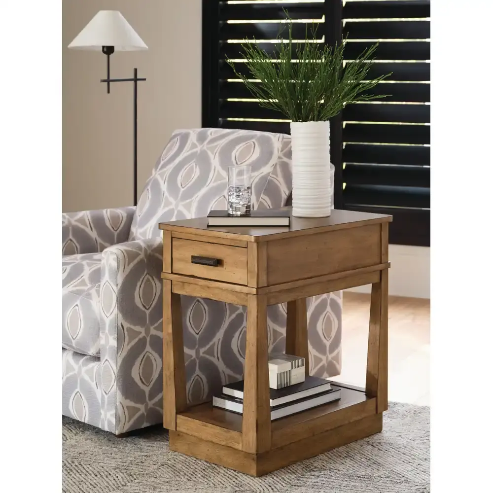 Clifton Brown Chairside Table-2