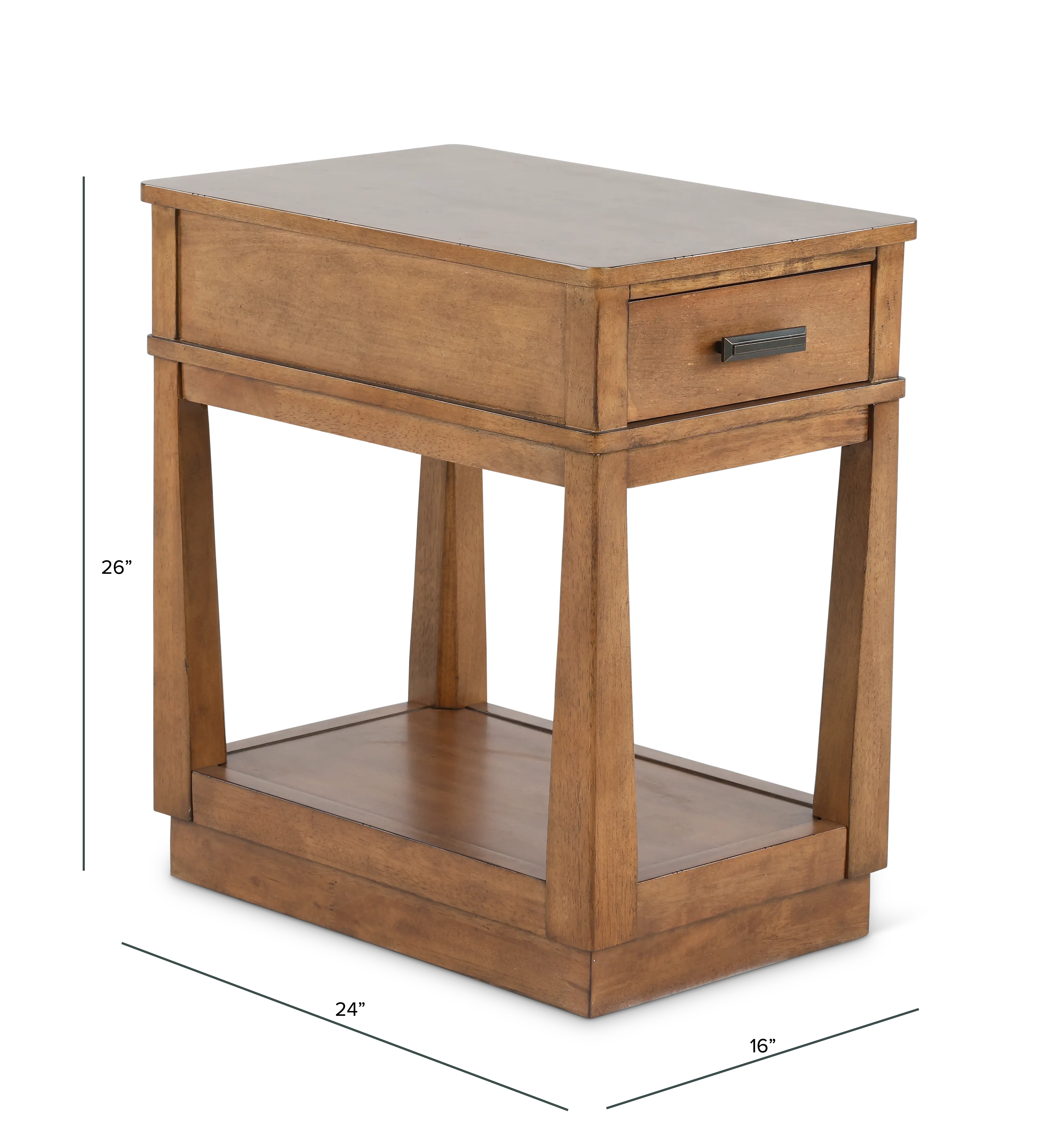 Clifton Brown Chairside Table-3