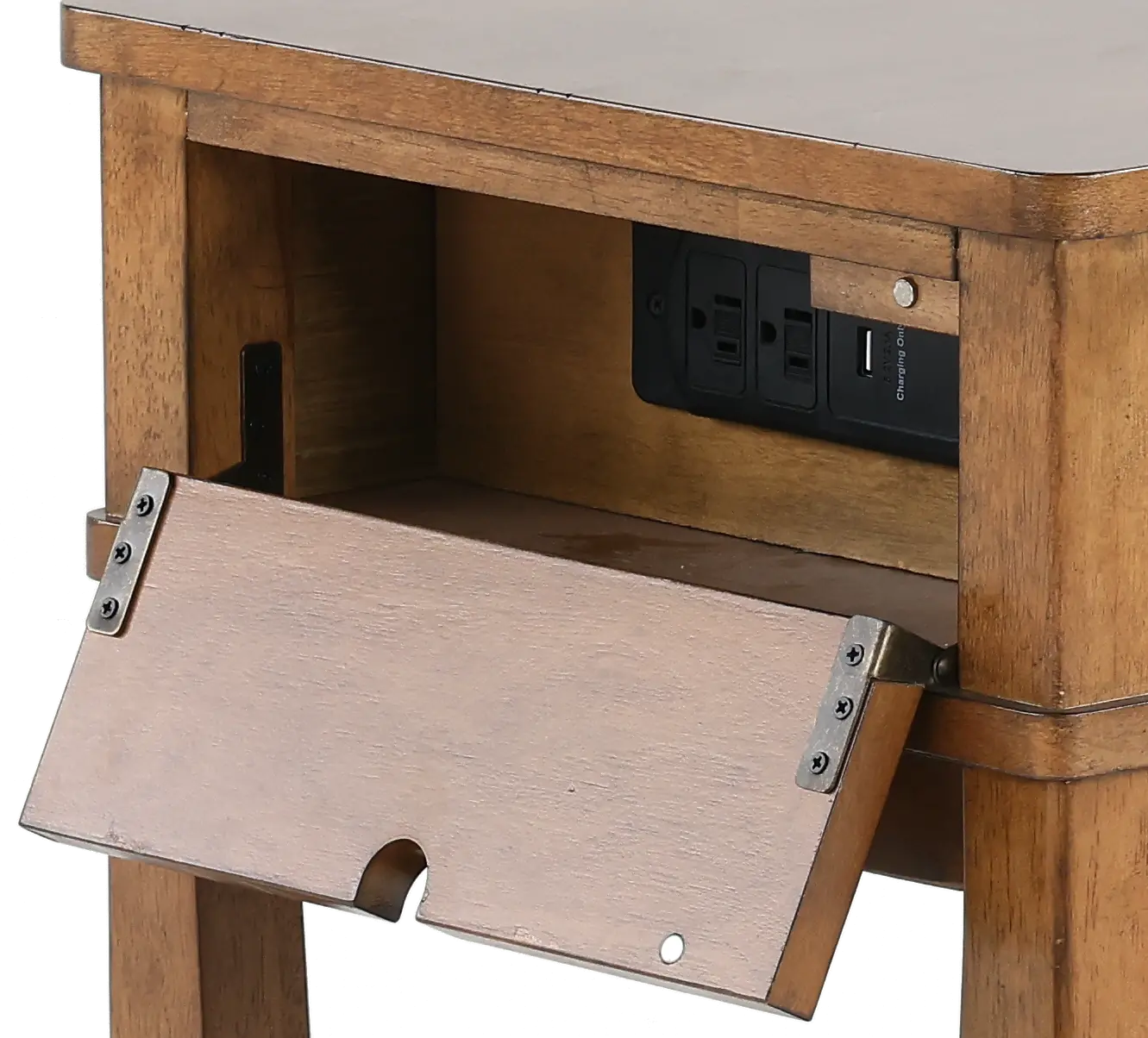 Clifton Brown Chairside Table-7
