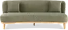 Vesper Green Velvet Sofa