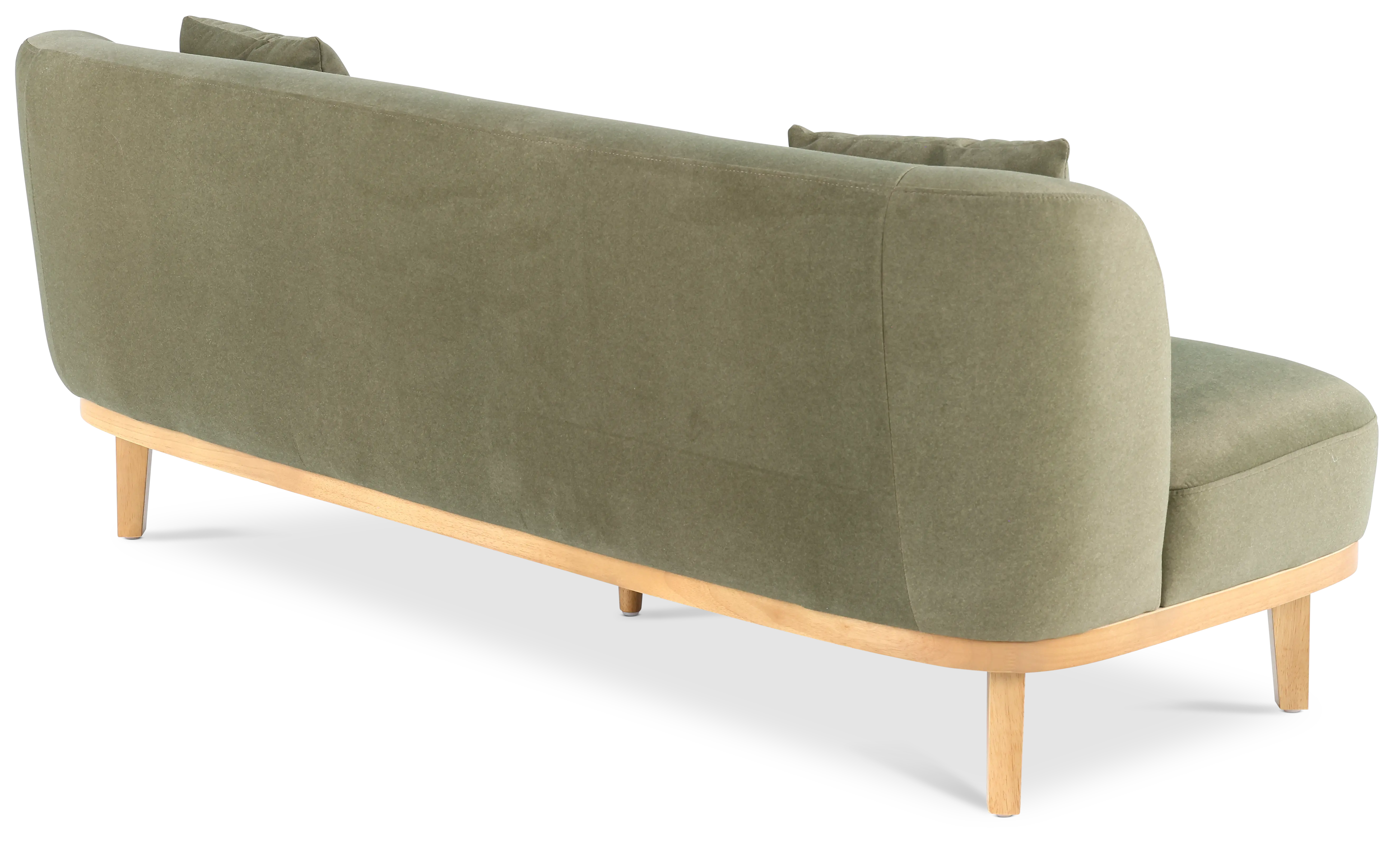 Vesper Green Velvet Sofa-6