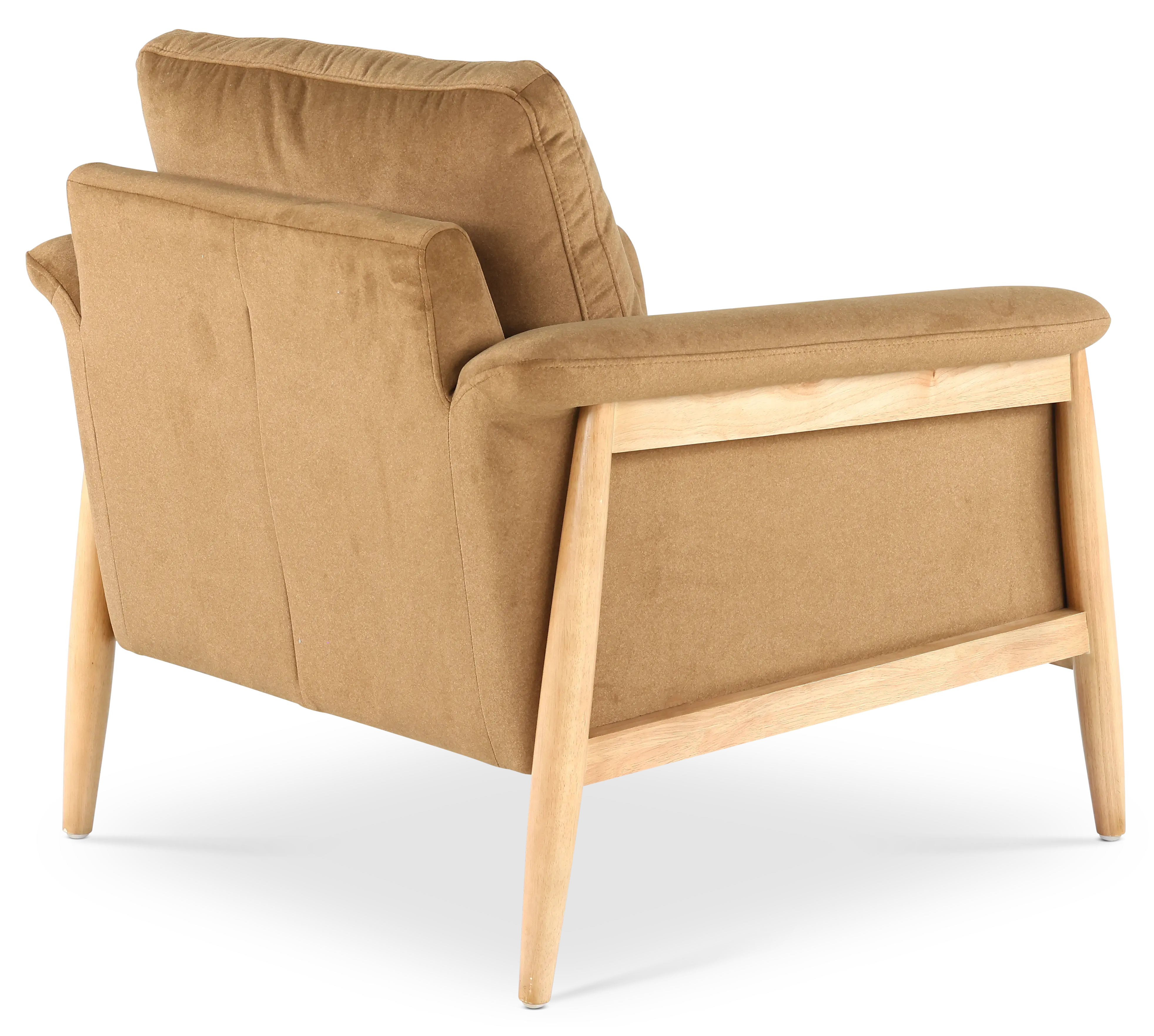 Vesper Tobacco Brown Velvet Accent Chair-7