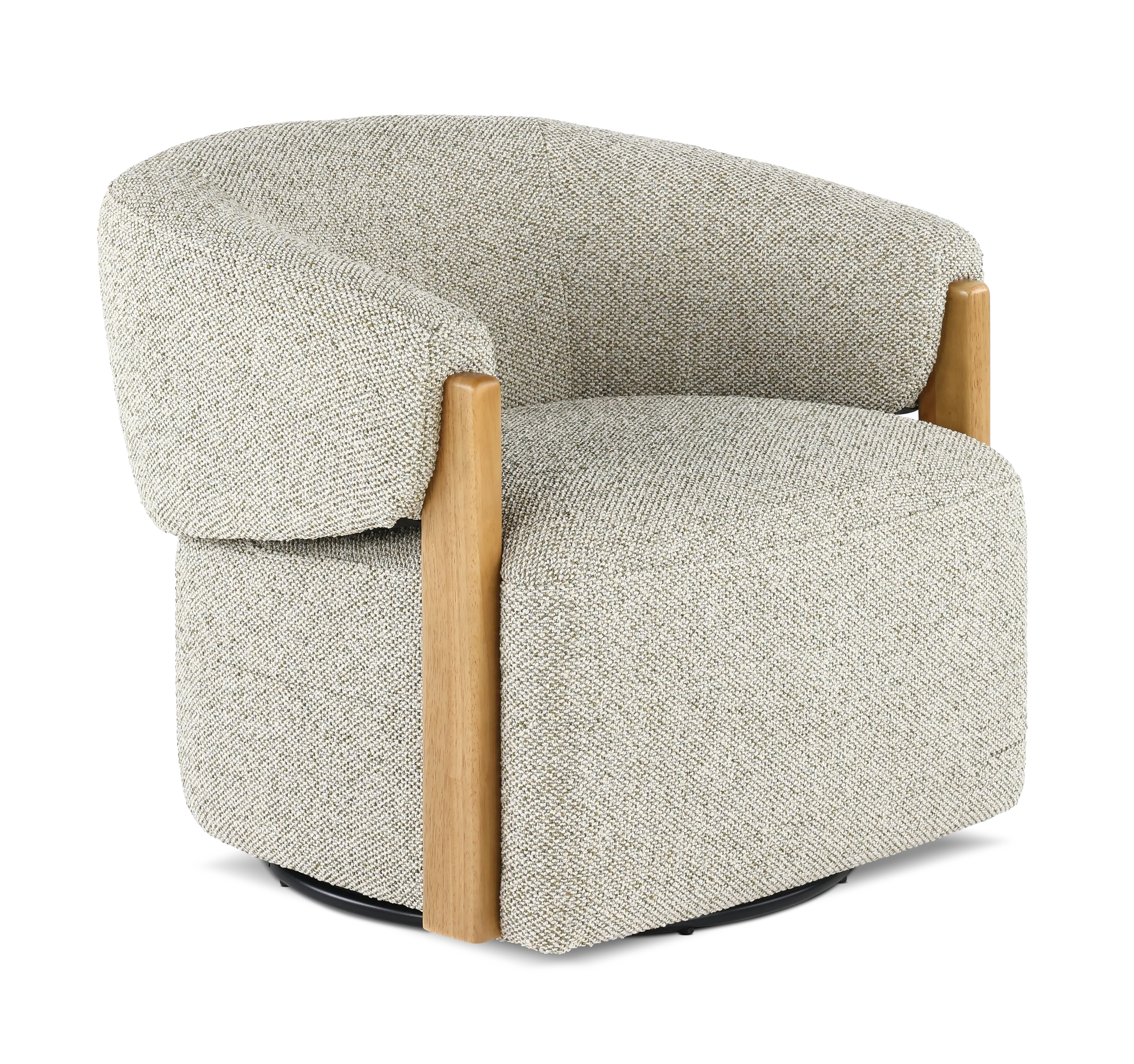 Vesper Moss Green Swivel Chair-1