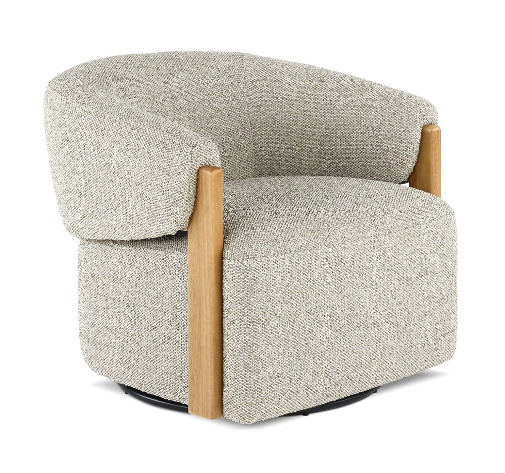 Vesper Moss Green Swivel Chair