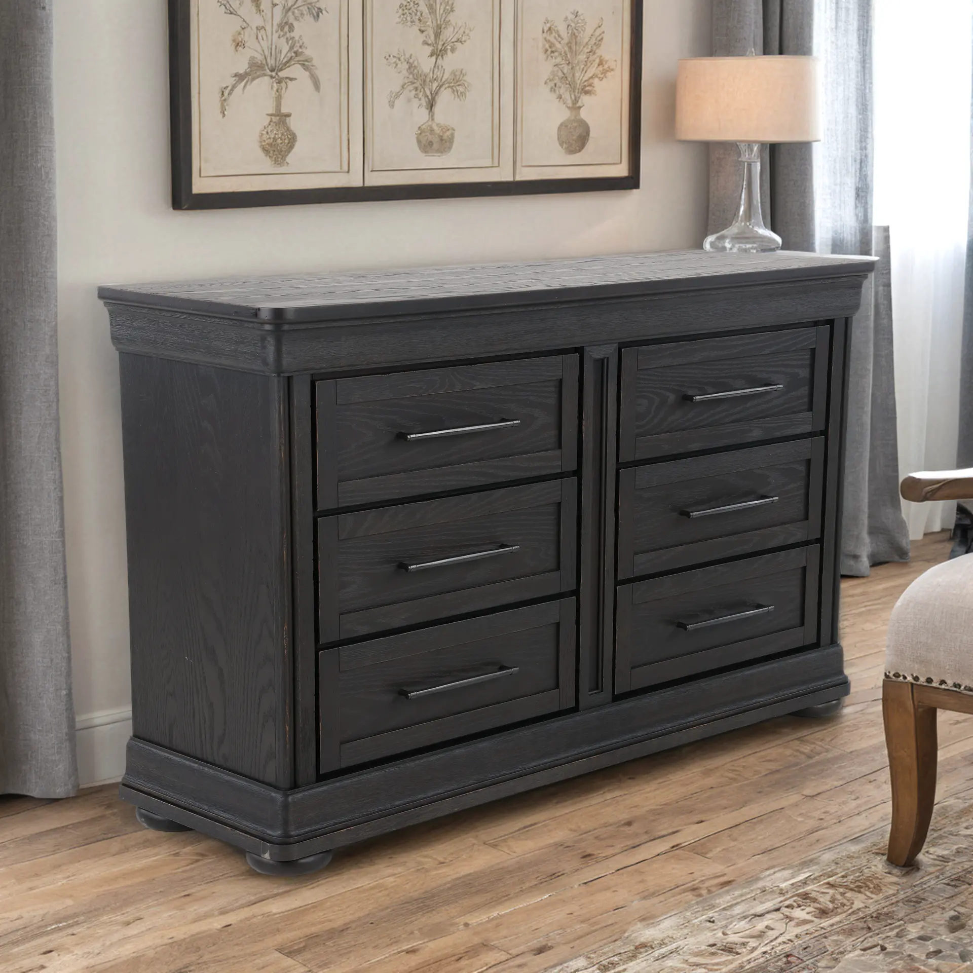 Country Living Black Dresser-2
