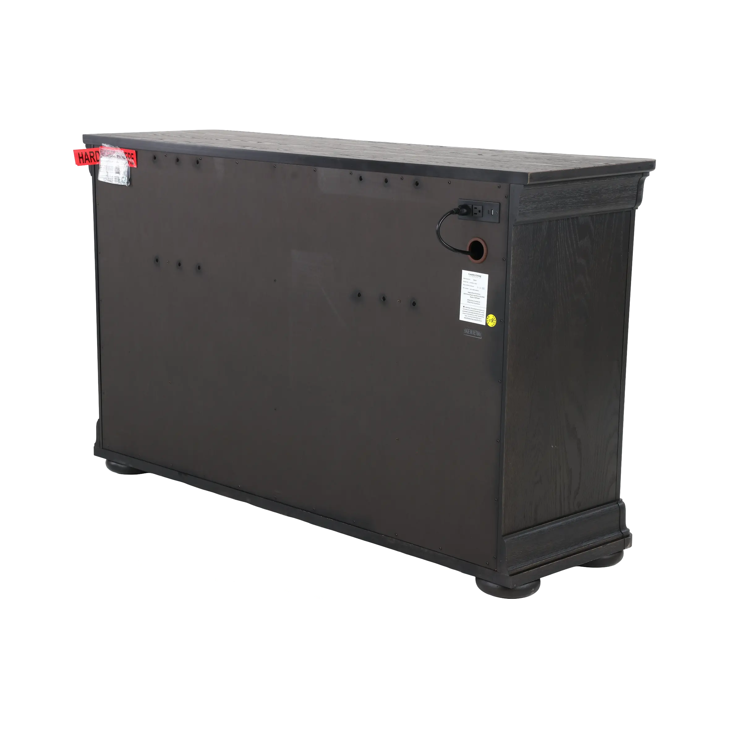 Country Living Black Dresser-7