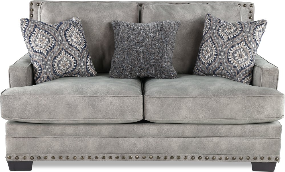 Ranch Dove Gray Loveseat