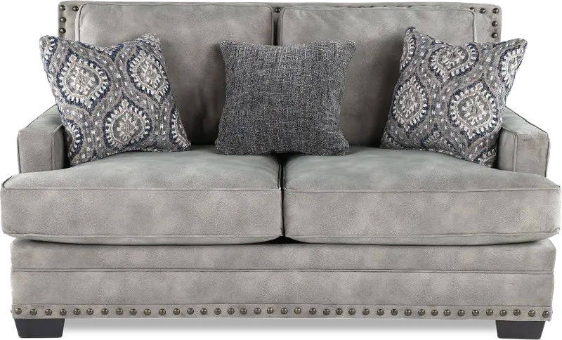 Ranch Dove Gray Loveseat