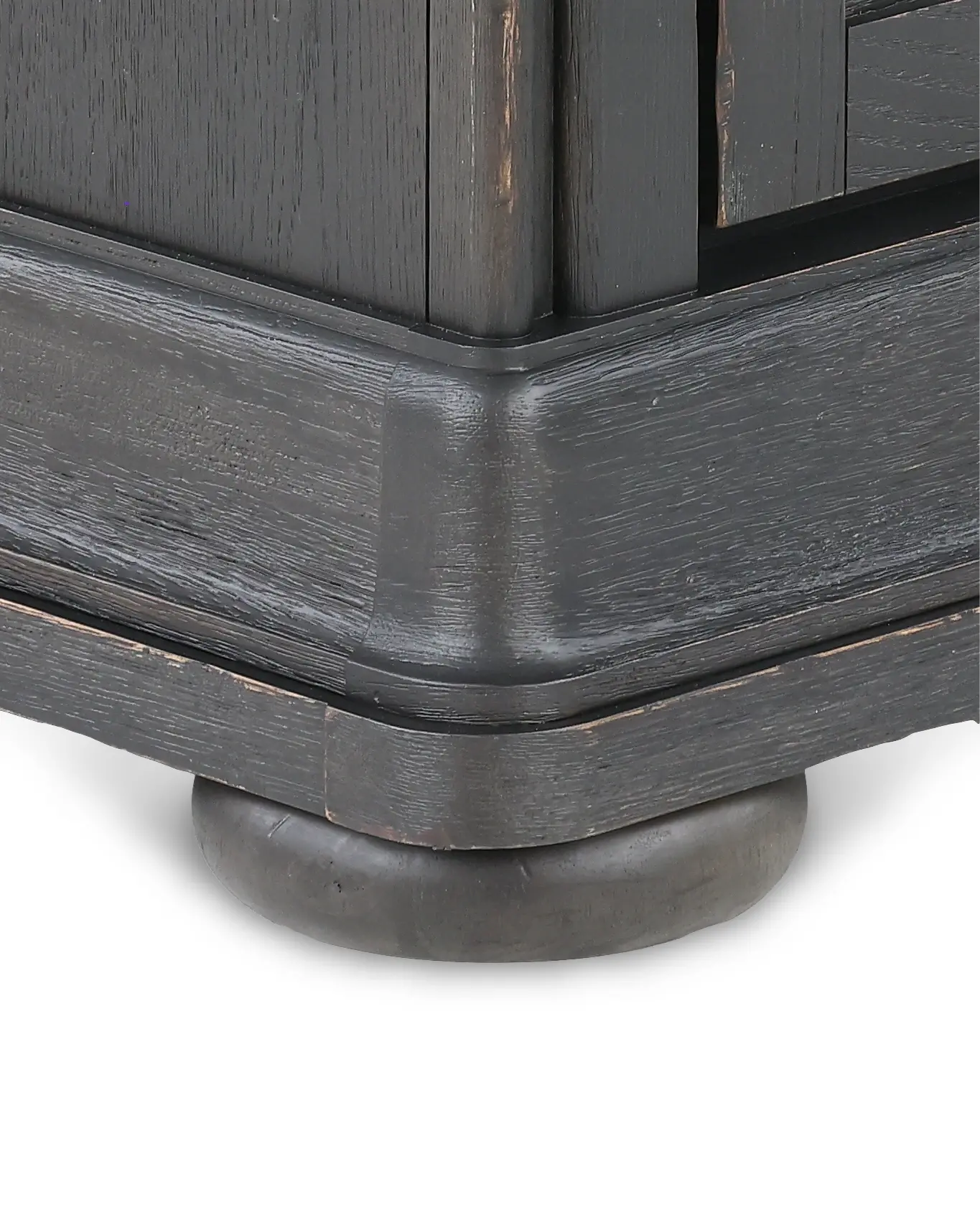 Country Living Black 2-Drawer Nightstand-9