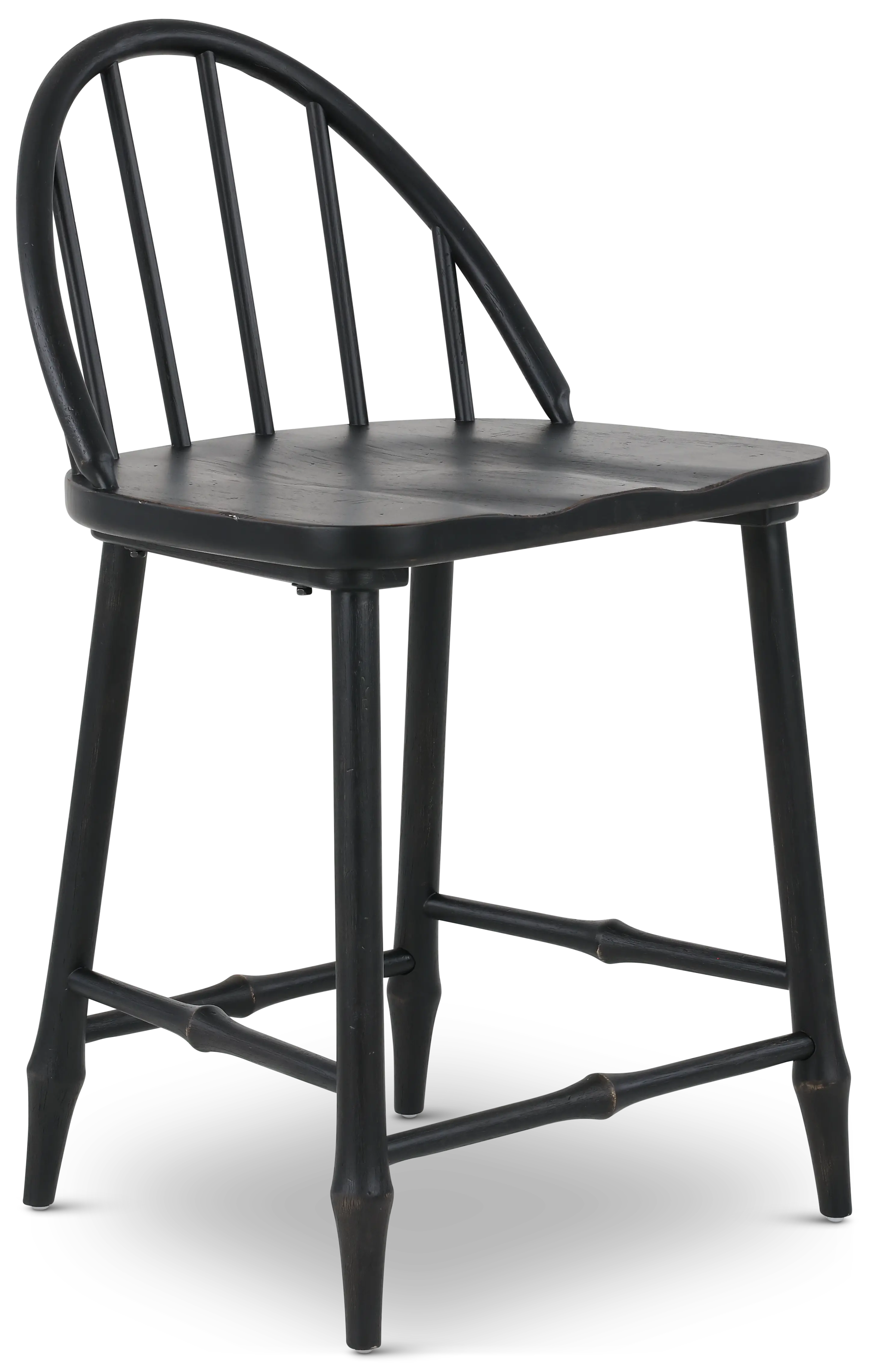 Country Living Black Windsor Counter Height Stool-4