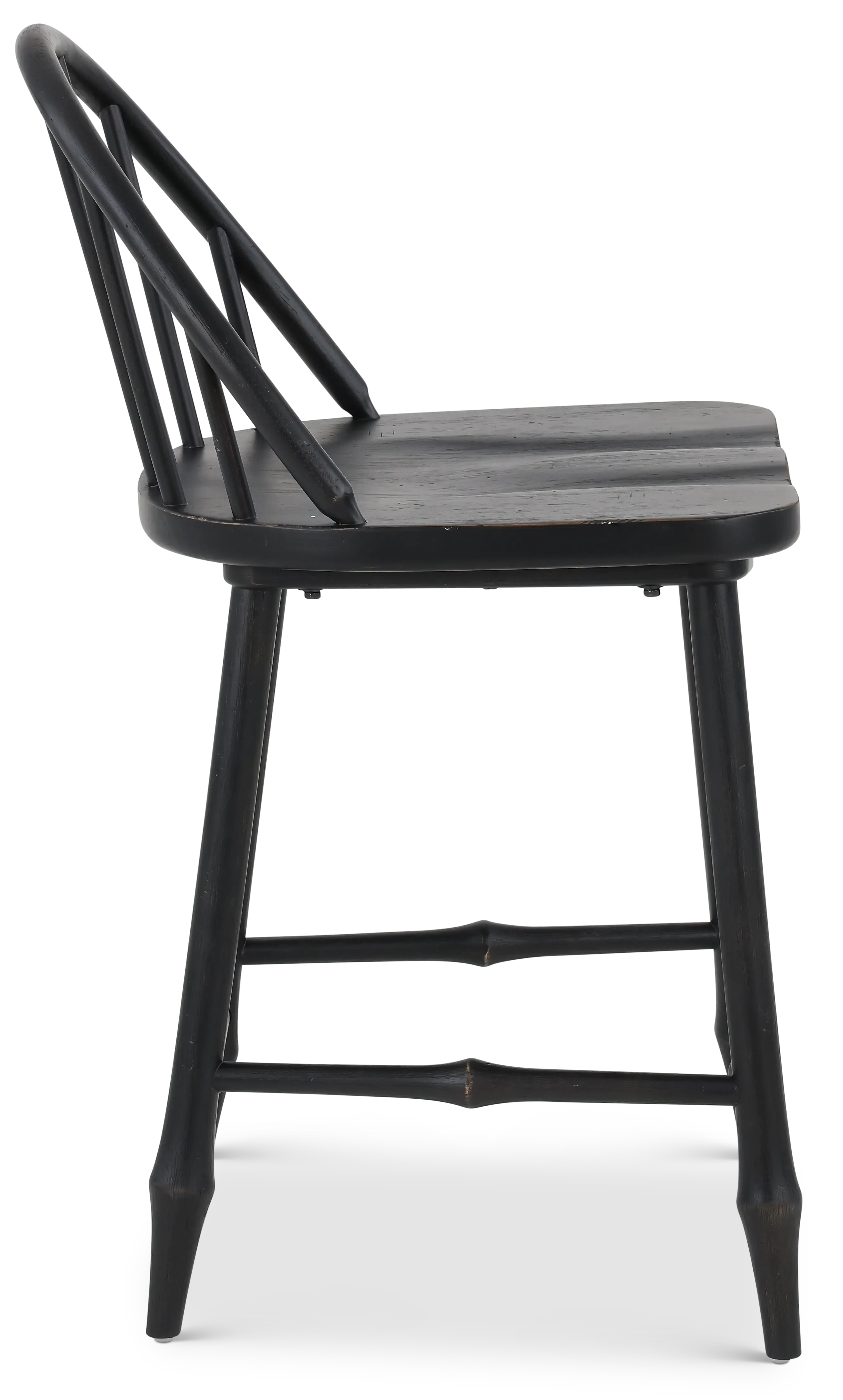 Country Living Black Windsor Counter Height Stool-5