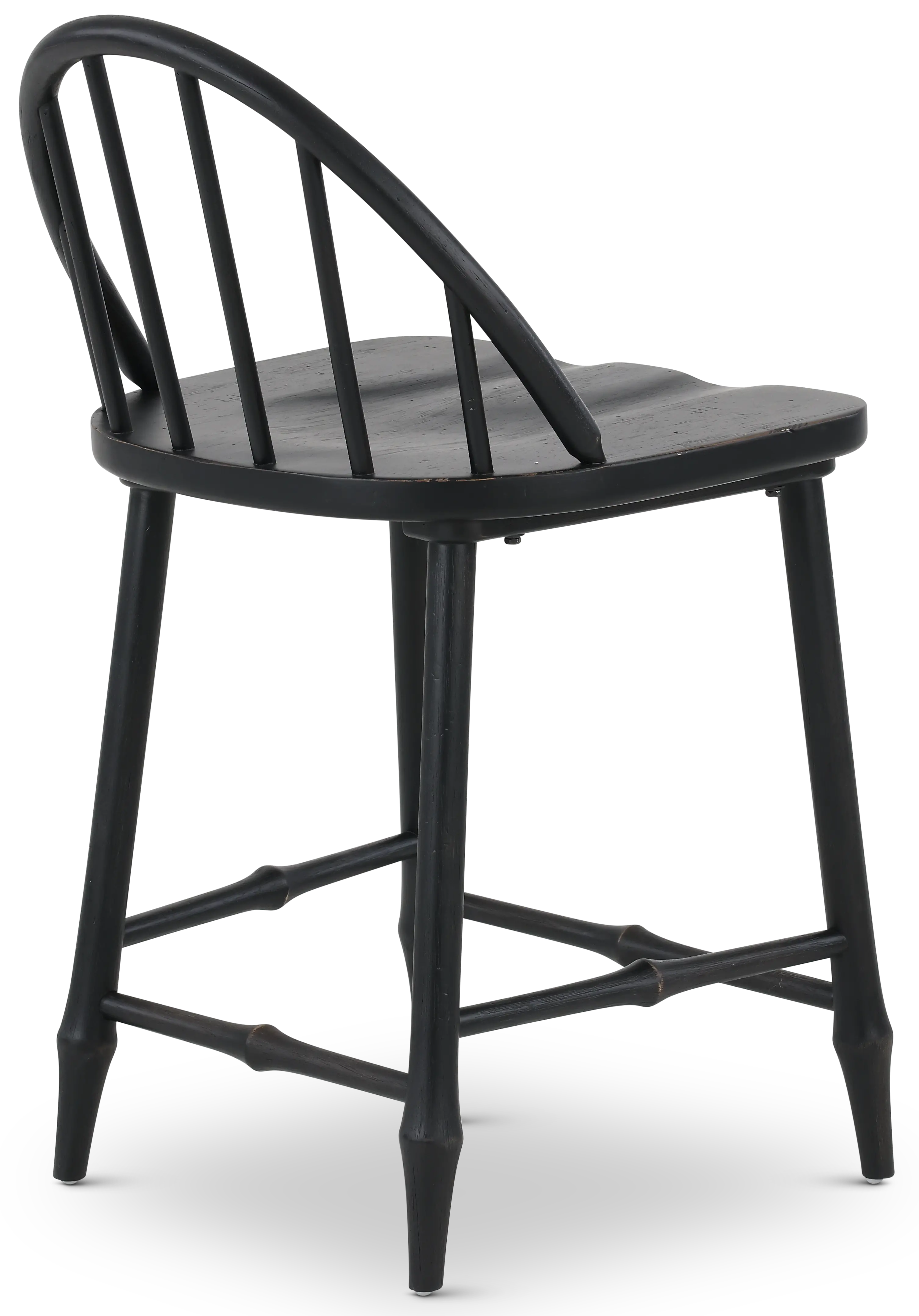 Country Living Black Windsor Counter Height Stool-6