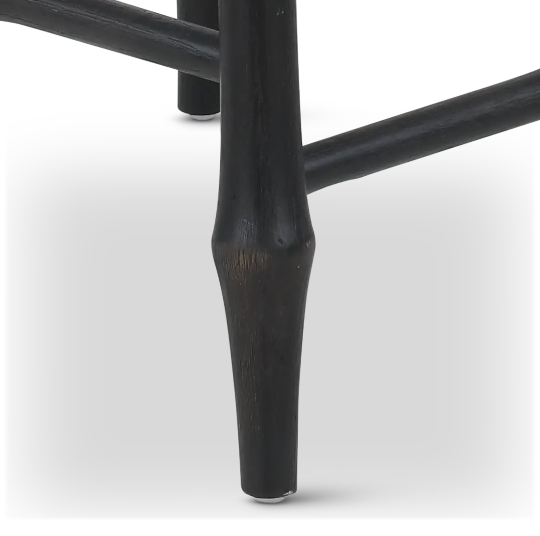 Country Living Black Windsor Counter Height Stool-7