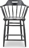 Country Living Black Counter Height Stool