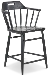 Country Living Black Counter Height Stool