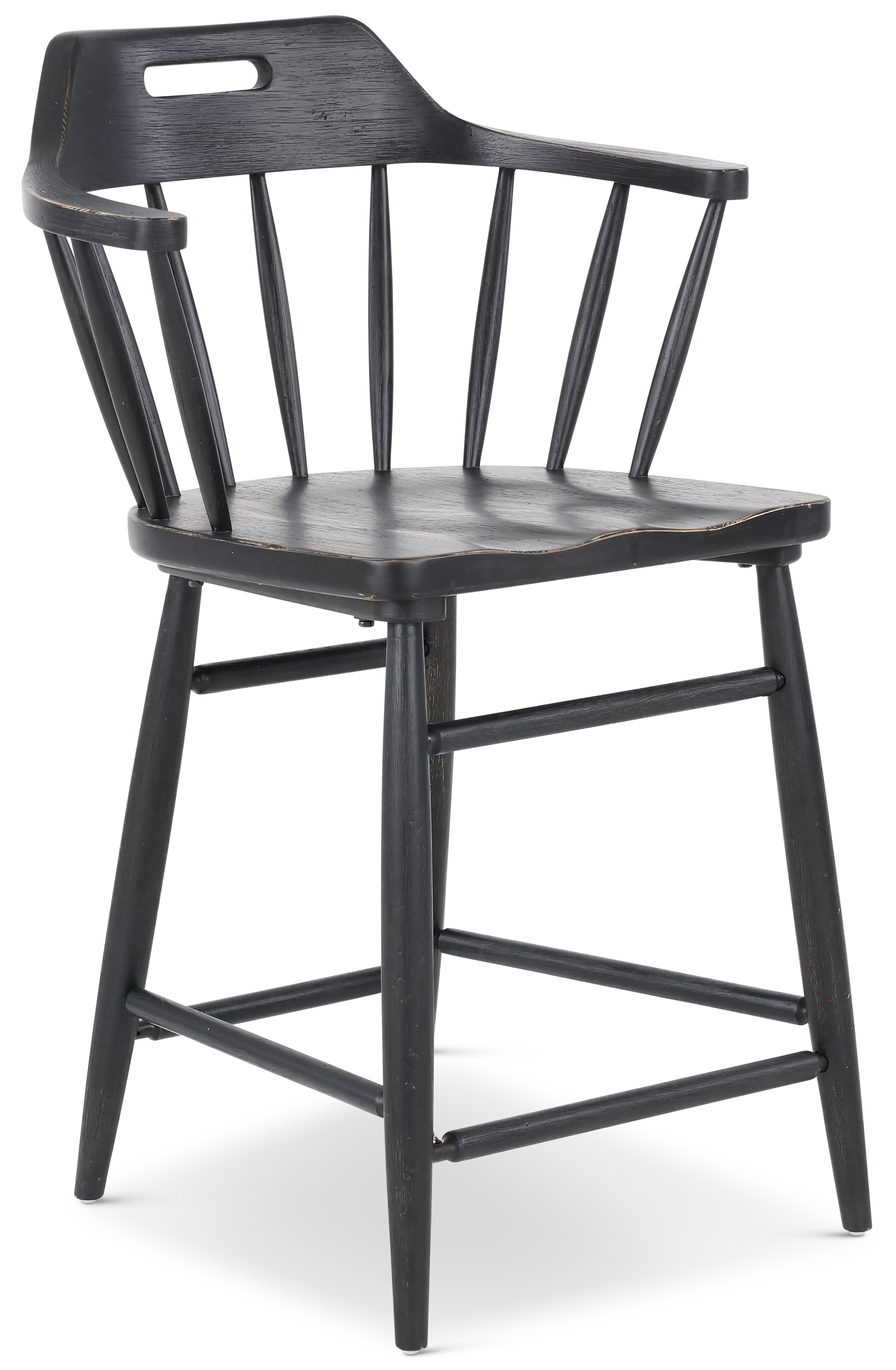 Country Living Black Counter Height Stool-4