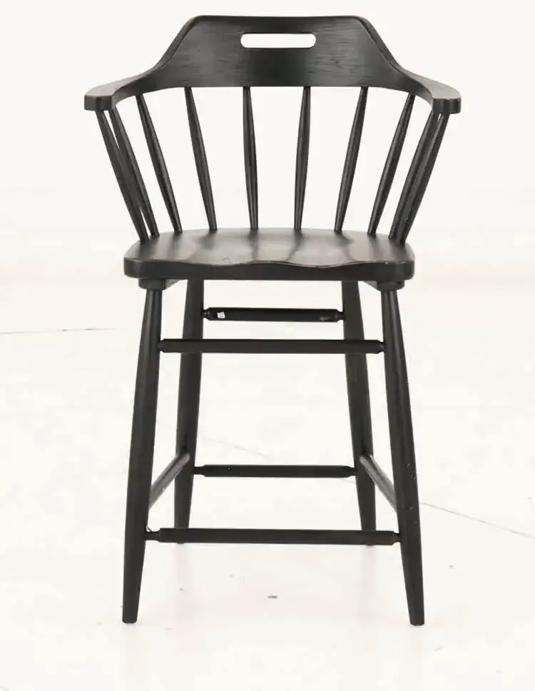 Country Living Black Counter Height Stool-9