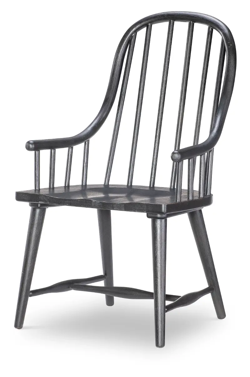Country Living Black Windsor Dining Arm Chair