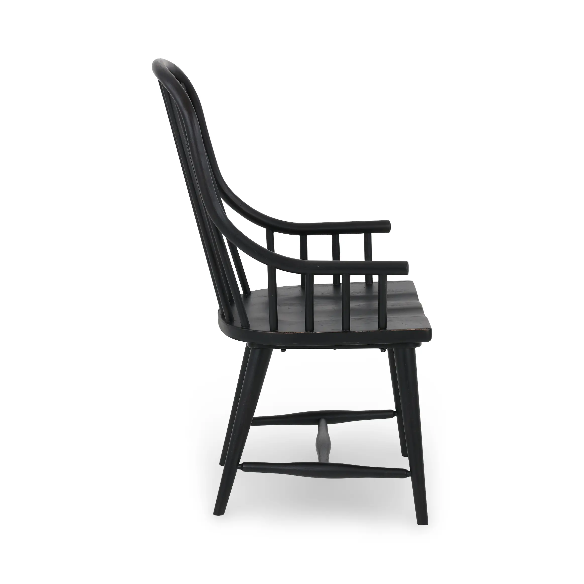 Country Living Black Windsor Dining Armchair-6