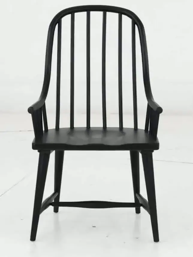 Country Living Black Windsor Dining Armchair-9