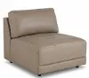 Nexus Cappuccino Brown Leather Armless Chair