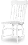 Country White Turned Spindle Dining Chair