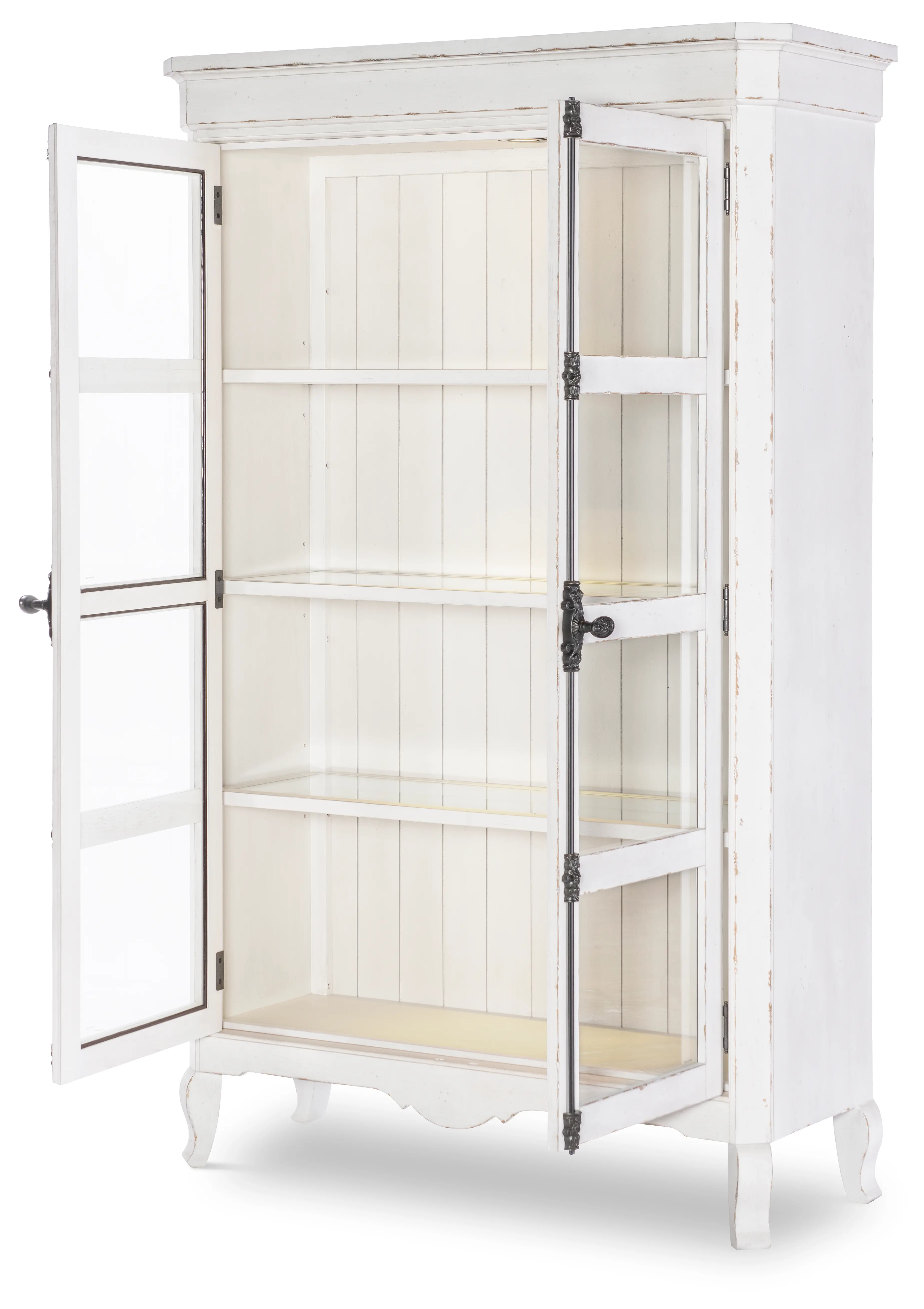 Country Living White Display Cabinet-3