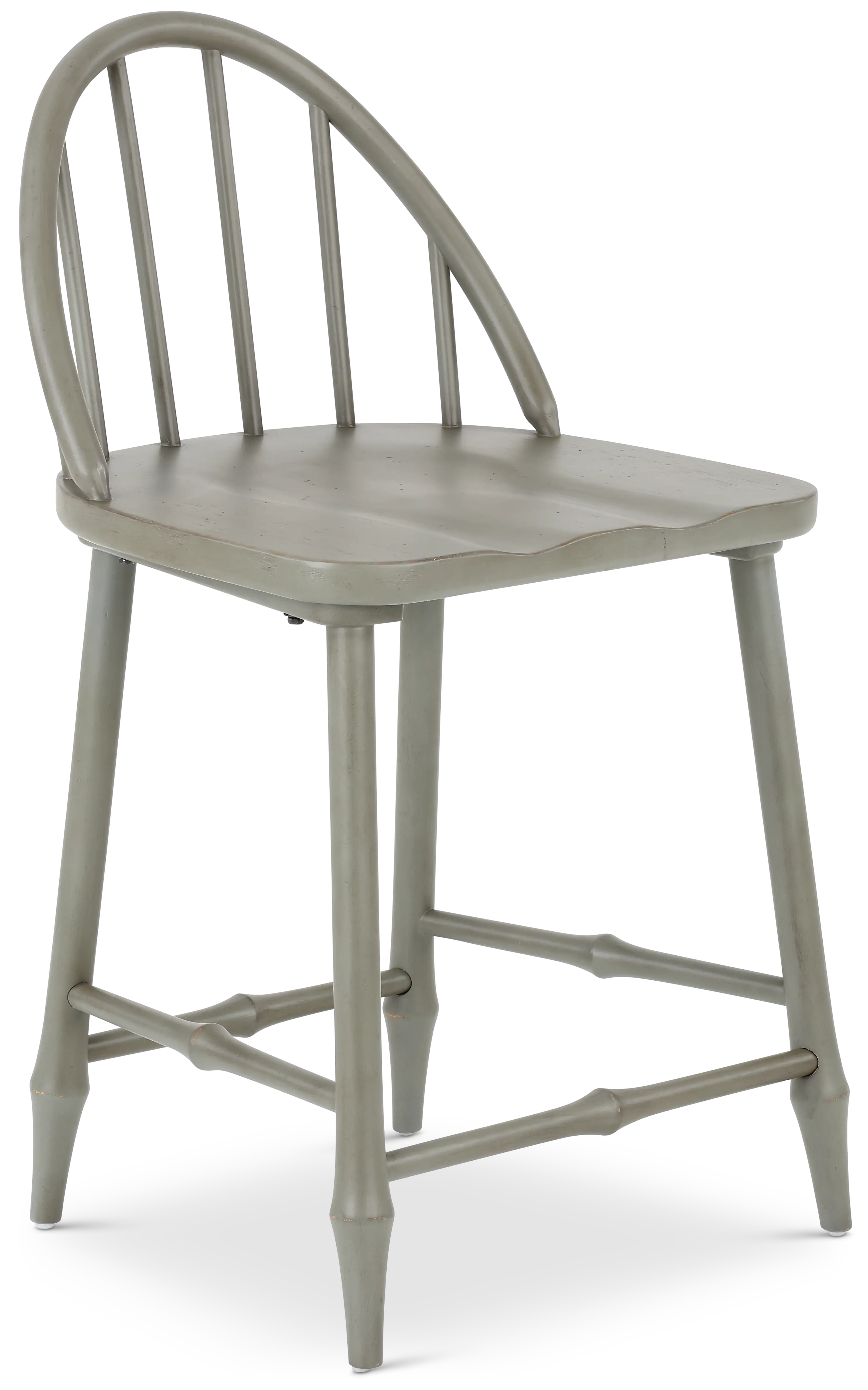 Country Living Moss Green Windsor Counter Height Stool-1