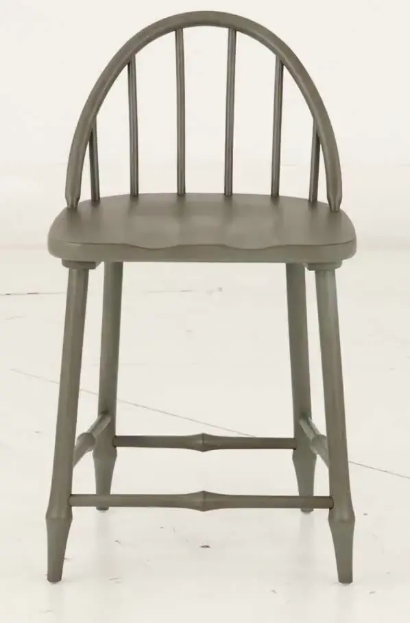 Country Living Moss Green Windsor Counter Height Stool-11
