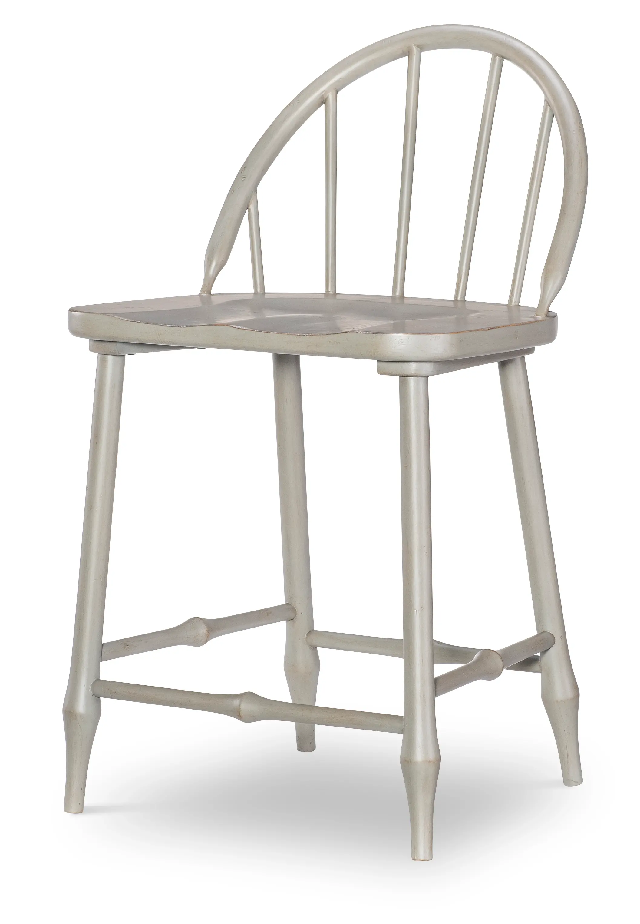 Country Living Moss Green Windsor Counter Height Stool-7