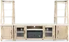 Rivan 74  Natural Fireplace Entertainment Center
